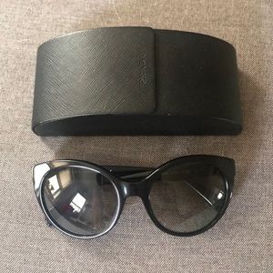 PRADA round cat eye sunglasses 56mm